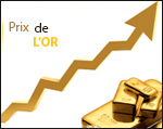 Prix de l'or juillet 2016